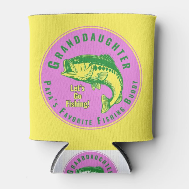 Porta-lata Papai's Favite Fisheries Buddy (Frente)