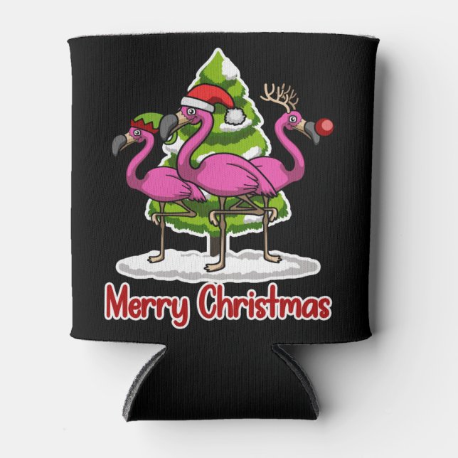 Porta-lata Papais noeis de Natal bonitos Presente de Natal Fl (Frente)