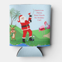 Papais noeis no Curso de Golfe com Cocktail Funny