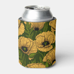 Porta-lata Papanicolau amarelo em verde escuro