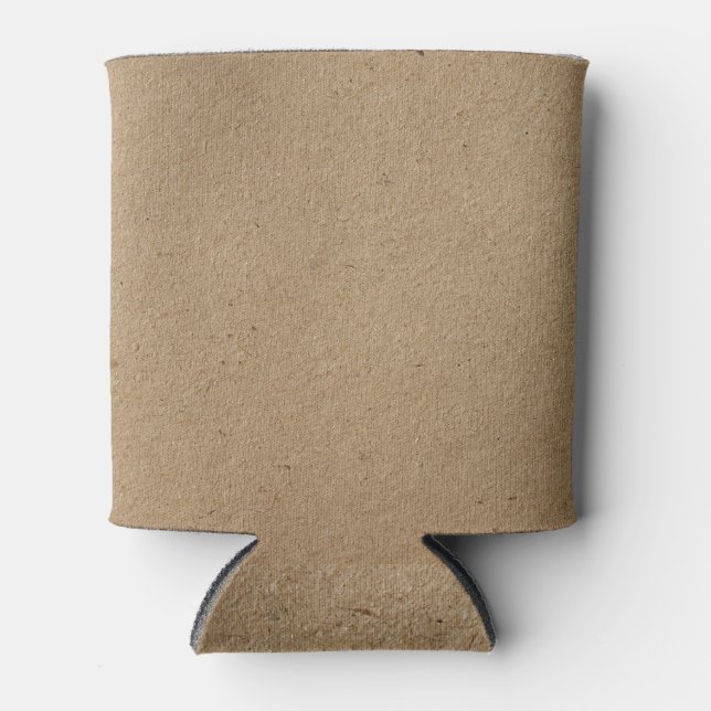 Porta-lata Papel antigo, fundo texturizado. (Frente)