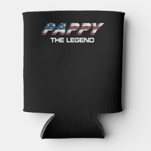 Porta-lata Pappy masculino A Lenda América Bandeira