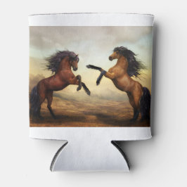 Porta-lata par de cavalos selvagens