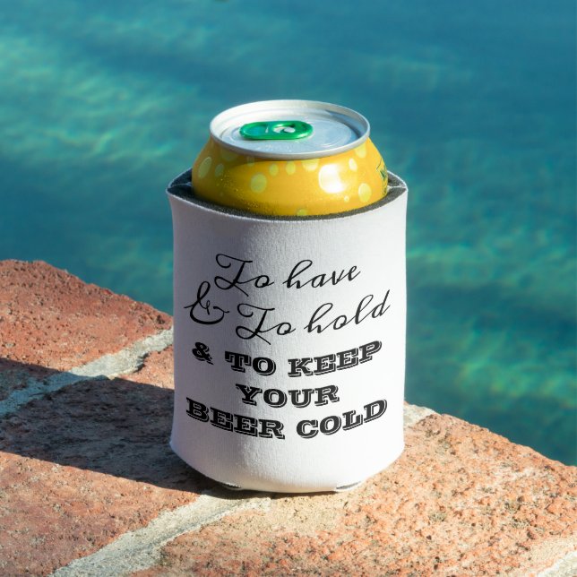 Porta-lata Para comer e segurar e manter sua cerveja gelada