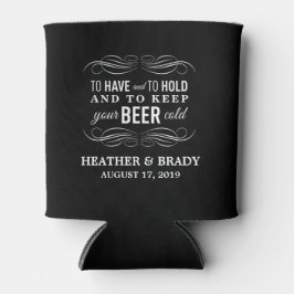 Porta-lata Para ter e segurar a sua cerveja fria | Casamento