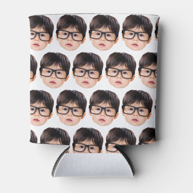 Porta-lata Parabéns engraçado Foto personalizada Dama de foto (Frente)