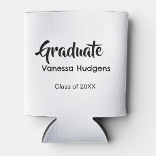 Porta-lata Parabéns graduado nome data ano turma universidade