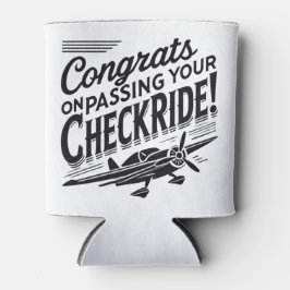 Porta-lata Parabéns por passar na sua checkride!