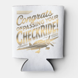 Porta-lata Parabéns por passar na sua checkride!