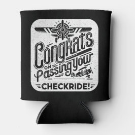 Porta-lata Parabéns por passar na sua checkride!