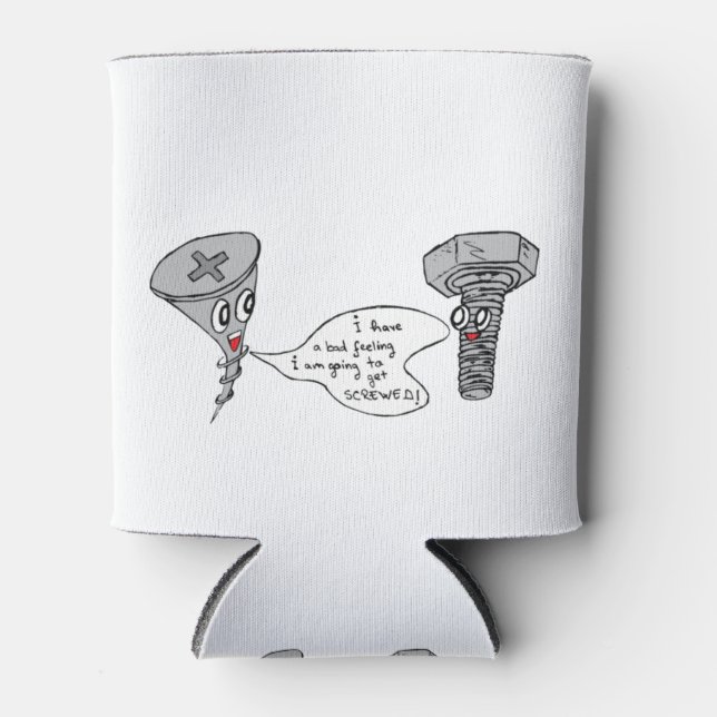 Porta-lata Parafuso (Frente)