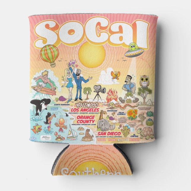 Porta-lata Paraíso SoCal (Frente)