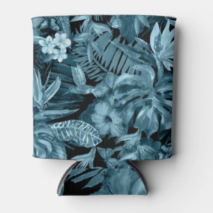 Porta-lata Paraíso Tropical de Aquarela: Flor da Selva