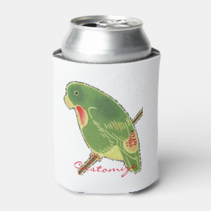 Porta-lata Parakeet verde tropical Thunder_Cove