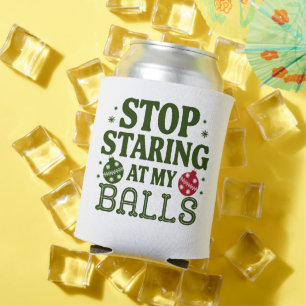 Porta-lata Pare De Olhar Para As Minhas Bolas Sujo Humor De N