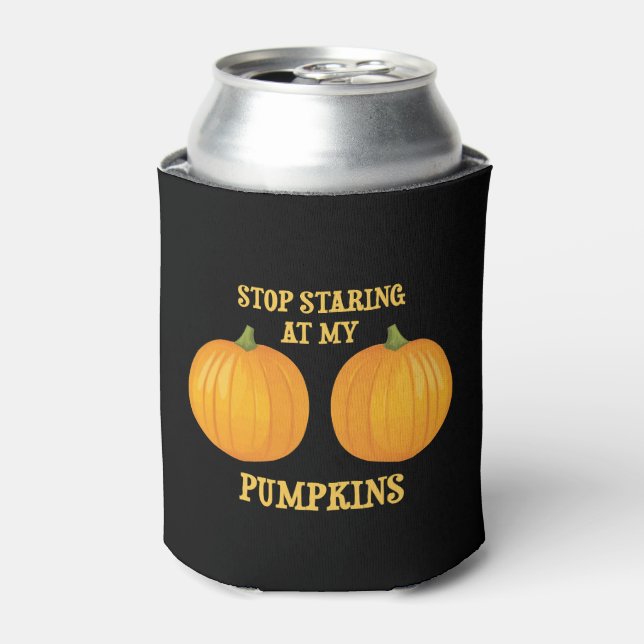 Porta-lata Pare de olhar para os meus Pumpkins (Can Front)