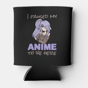 Porta-lata Parei Meu Anime Para Estar Aqui Animação Otaku J
