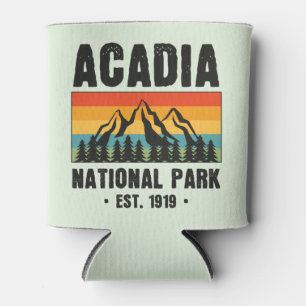 Porta-lata Parque Nacional Acadia, Maine Retro Vintage