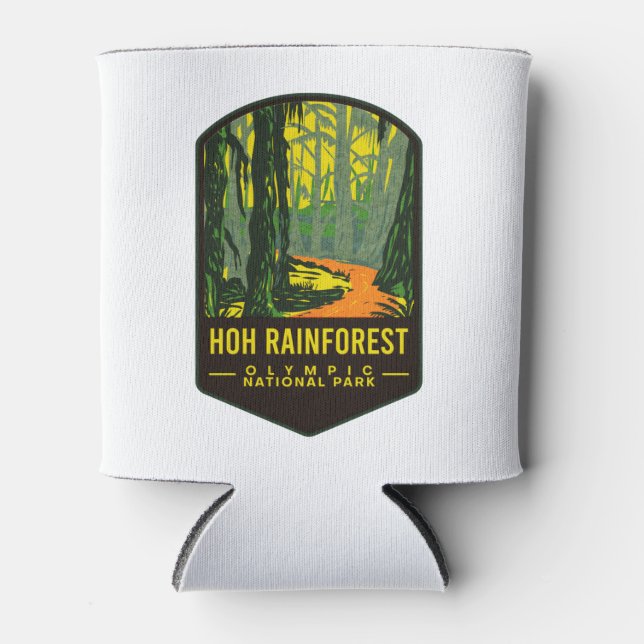 Porta-lata Parque Nacional da Olimpiadas da Floresta Chuva (Frente)