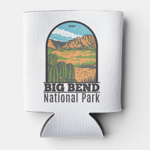 Porta-lata Parque Nacional de Big Bend no deserto de Chihuahu