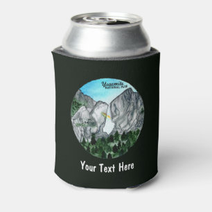 Porta-lata Parque Nacional de Yosemite PERSONALIZADO Aquarela