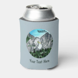 Porta-lata Parque Nacional de Yosemite PERSONALIZADO Aquarela