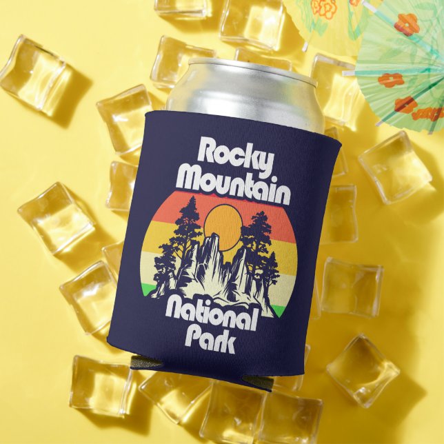 Porta-lata Parque Nacional Rocky Mountain (Verão in situ)