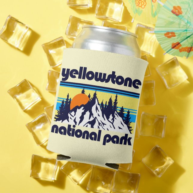 Porta-lata Parque Nacional Yellowstone (Verão in situ)