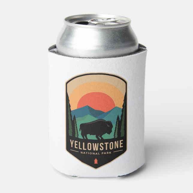 Porta-lata Parque Nacional Yellowstone Merchandise (Can Front)