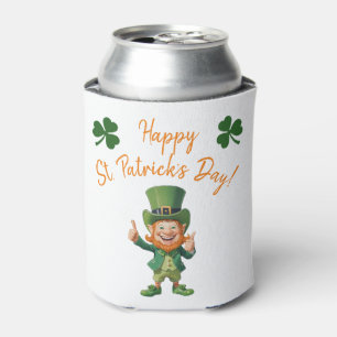 Porta-lata Partido Dia de São Patrício-Leprechaun