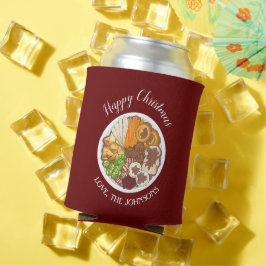 Porta-lata Partido Jante de Natal UK Comida Festiva Britânica