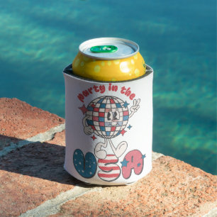 PORTA-LATA PARTIDO PATRIÓTICO VERMELHO AZUL NOS EUA