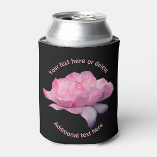 Porta-lata Partido Personalizado da Flor Rosa Rosa Rosa Elega