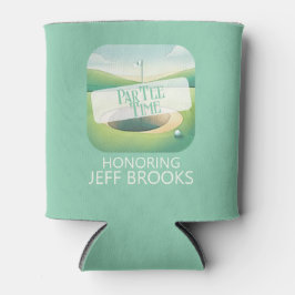 Porta-lata Partido Verde do Tema Golf