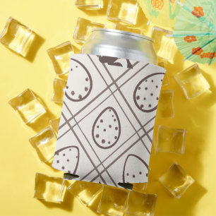 Porta-lata Páscoa Xadrez Marrom