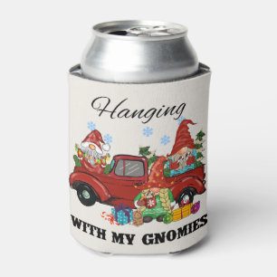 Porta-lata Passando Com Meus Gnomos - Um Feliz Natal