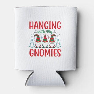 Porta-lata Passando o Natal com Meus Gnomos