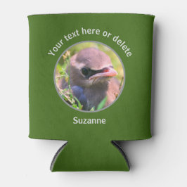 Porta-lata Pássaro de Waxwing Personalizado