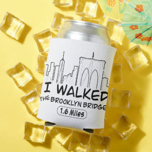 Porta-lata Passei A Ponte Do Brooklyn, 1,6 Milhas