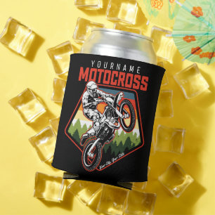 Porta-lata Passeio Personalizado de Motocross em Moto de Tril