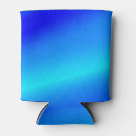 Porta-lata Pastel abstrato de cor azul-ópera ombre