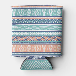 Porta-lata Pastel tribal Navajo: padrão perfeito.