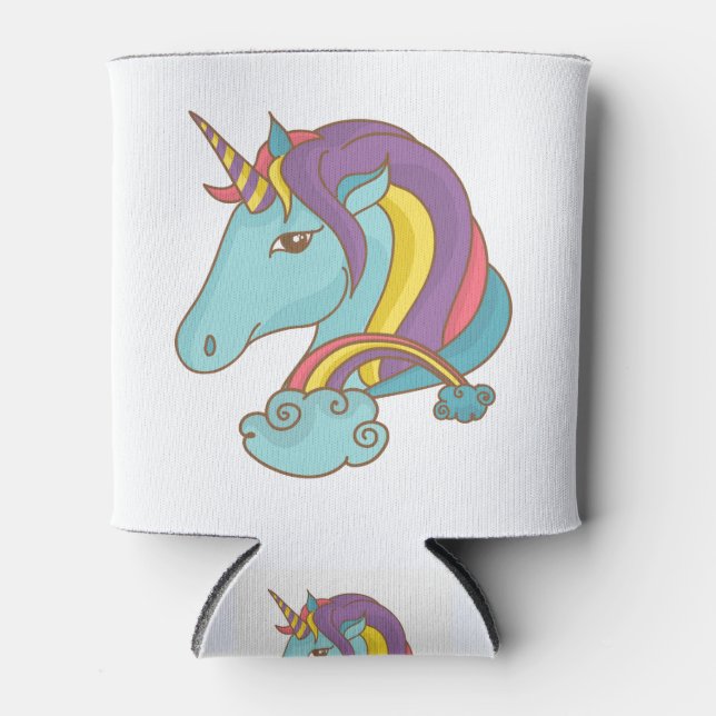 Porta-lata Pastel Unicorn (Frente)