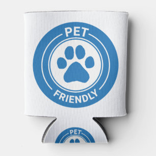 Porta-lata Pata Desenhada Amiga de Pet Mais Vestida - Azul