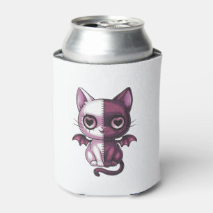 Porta-lata Patch do Zombie Testemunha Bonita, Gótico do Paste