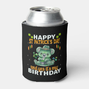 Porta-lata Patrick Day Green Men Mulheres Paddys Pattys