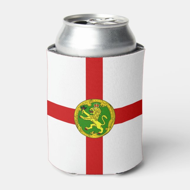 Porta-lata Patriotic Alderney Flag Can Cooler (Can Front)