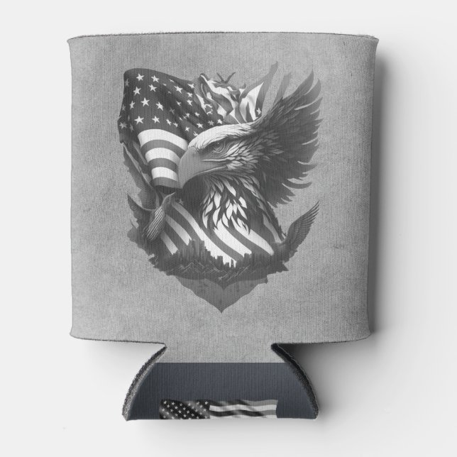 Porta-lata Patriotic Appreciation Thank You Military Veterans (Frente)