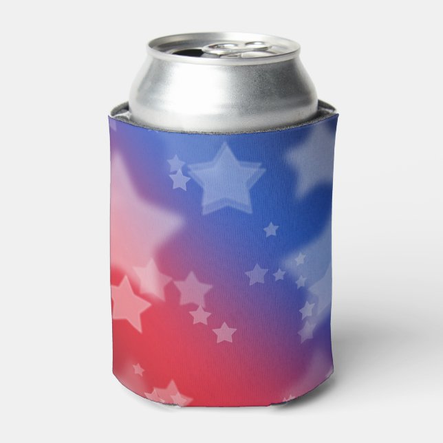 Porta-lata Patriotic Stars Cooler (Can Front)