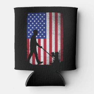 Porta-lata Patriótica de Bandeira Americana de Finisher Concr